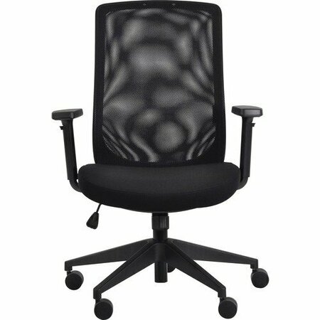 EUROTECH SEATING CHAIR, TASK, SWIVEL, BK EUTGENEMBLK